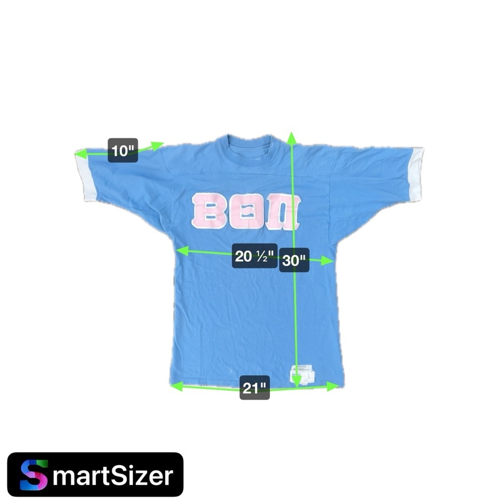Vtg 80s Russell Athletic Fraternity Jersey Baseball T-Shirt - Beta Theta Pi - L - Picture 6 of 9